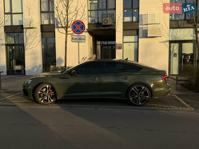 Зелений Ауді S5, об'ємом двигуна 3 л та пробігом 76 тис. км за 48900 $, фото 5 на Automoto.ua