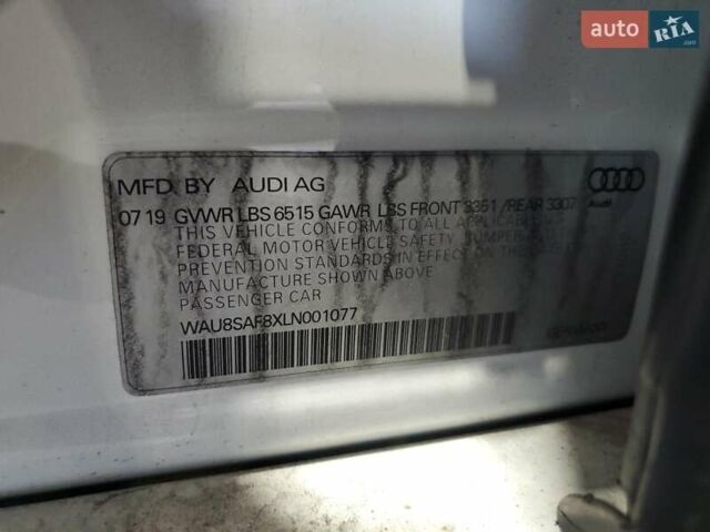 Белый Ауди С8, объемом двигателя 4 л и пробегом 98 тыс. км за 33000 $, фото 11 на Automoto.ua