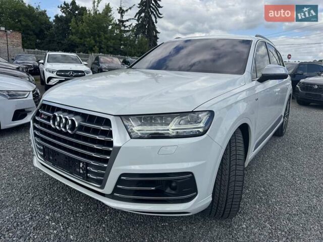 Белый Ауди SQ7, объемом двигателя 3.96 л и пробегом 124 тыс. км за 57900 $, фото 140 на Automoto.ua