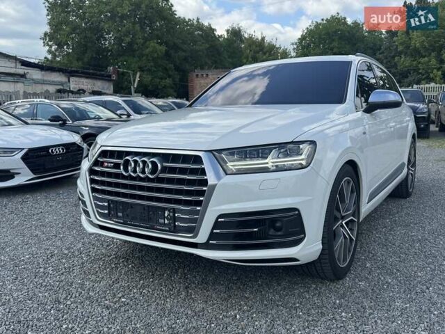 Белый Ауди SQ7, объемом двигателя 3.96 л и пробегом 124 тыс. км за 57900 $, фото 75 на Automoto.ua