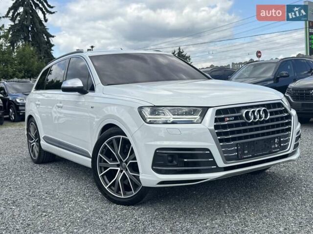 Белый Ауди SQ7, объемом двигателя 3.96 л и пробегом 124 тыс. км за 57900 $, фото 3 на Automoto.ua