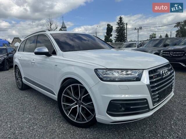 Белый Ауди SQ7, объемом двигателя 3.96 л и пробегом 124 тыс. км за 57900 $, фото 116 на Automoto.ua