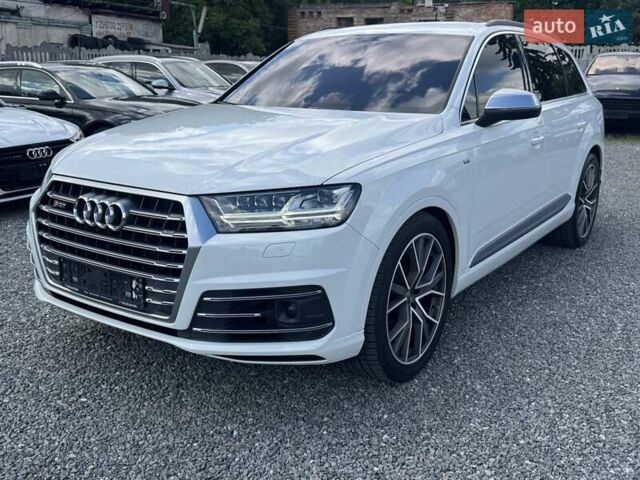 Белый Ауди SQ7, объемом двигателя 3.96 л и пробегом 124 тыс. км за 57900 $, фото 55 на Automoto.ua