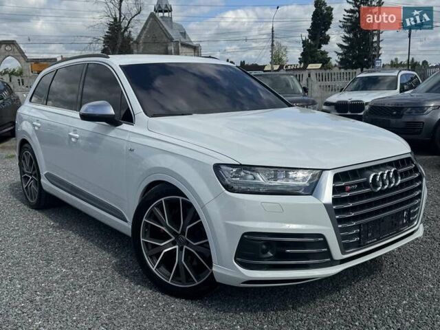 Белый Ауди SQ7, объемом двигателя 3.96 л и пробегом 124 тыс. км за 57900 $, фото 105 на Automoto.ua