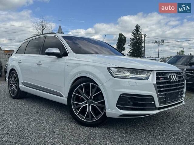 Белый Ауди SQ7, объемом двигателя 3.96 л и пробегом 124 тыс. км за 57900 $, фото 130 на Automoto.ua