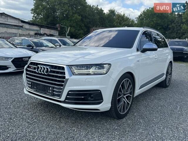 Белый Ауди SQ7, объемом двигателя 3.96 л и пробегом 124 тыс. км за 57900 $, фото 77 на Automoto.ua