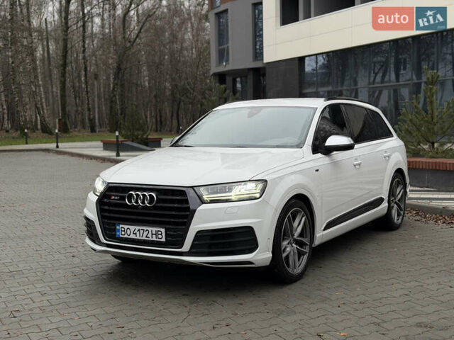 Белый Ауди SQ7, объемом двигателя 3.96 л и пробегом 206 тыс. км за 44000 $, фото 1 на Automoto.ua