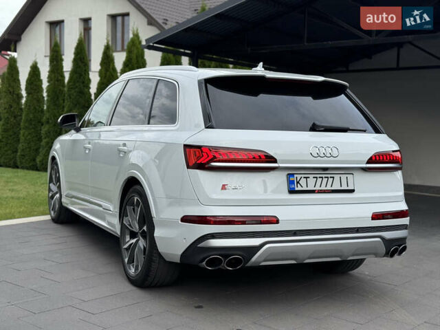 Белый Ауди SQ7, объемом двигателя 4 л и пробегом 49 тыс. км за 78000 $, фото 1 на Automoto.ua