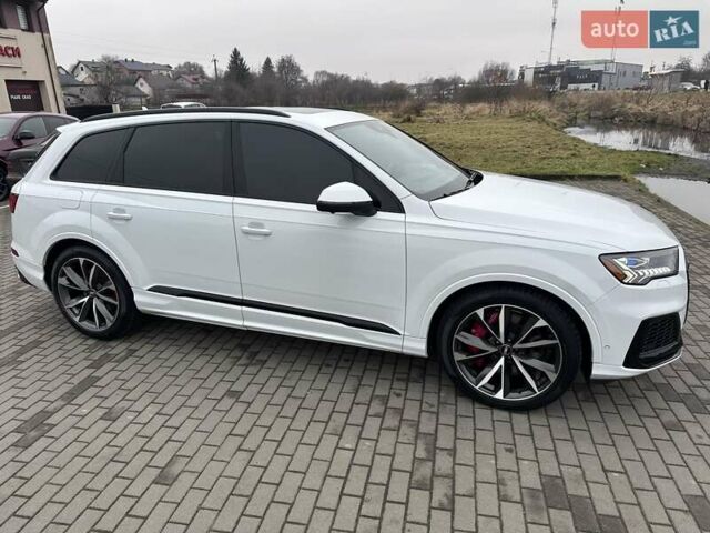 Белый Ауди SQ7, объемом двигателя 4 л и пробегом 53 тыс. км за 67890 $, фото 1 на Automoto.ua