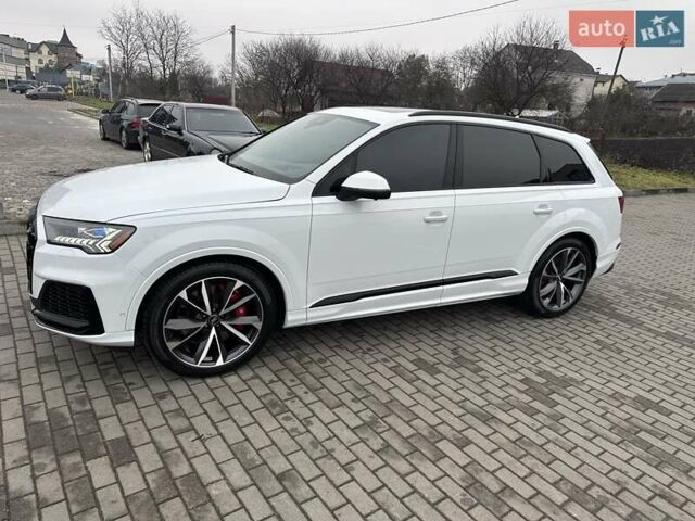 Белый Ауди SQ7, объемом двигателя 4 л и пробегом 53 тыс. км за 67890 $, фото 2 на Automoto.ua