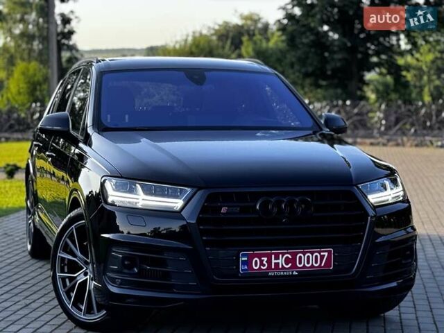 Черный Ауди SQ7, объемом двигателя 4 л и пробегом 192 тыс. км за 49900 $, фото 48 на Automoto.ua