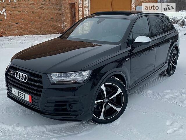 Чорний Ауді SQ7, об'ємом двигуна 4 л та пробігом 94 тис. км за 69999 $, фото 4 на Automoto.ua