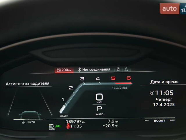 Чорний Ауді SQ7, об'ємом двигуна 3.96 л та пробігом 140 тис. км за 80500 $, фото 54 на Automoto.ua
