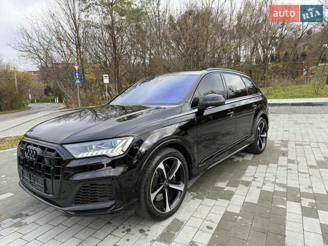 Черный Ауди SQ7, объемом двигателя 4 л и пробегом 61 тыс. км за 73500 $, фото 4 на Automoto.ua