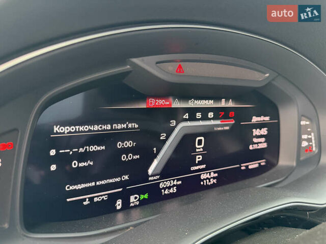 Черный Ауди SQ7, объемом двигателя 4 л и пробегом 61 тыс. км за 73500 $, фото 27 на Automoto.ua