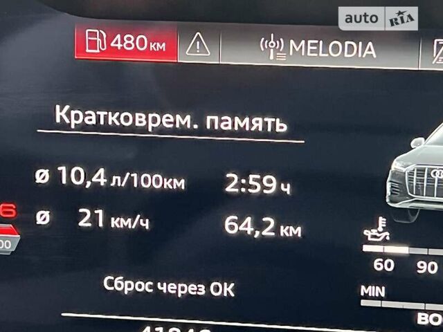 Чорний Ауді SQ7, об'ємом двигуна 4 л та пробігом 39 тис. км за 120000 $, фото 59 на Automoto.ua