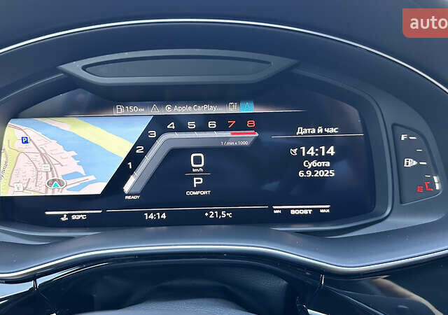 Чорний Ауді SQ7, об'ємом двигуна 4 л та пробігом 21 тис. км за 84500 $, фото 23 на Automoto.ua