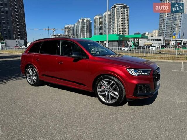 Красный Ауди SQ7, объемом двигателя 4 л и пробегом 73 тыс. км за 85000 $, фото 96 на Automoto.ua