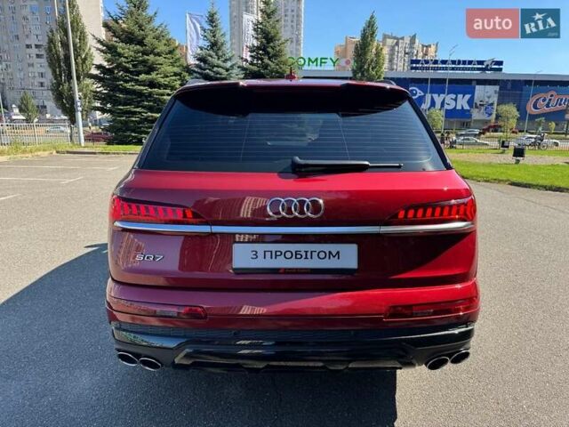 Красный Ауди SQ7, объемом двигателя 4 л и пробегом 73 тыс. км за 85000 $, фото 18 на Automoto.ua