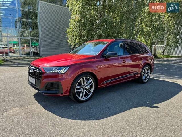 Красный Ауди SQ7, объемом двигателя 4 л и пробегом 73 тыс. км за 85000 $, фото 29 на Automoto.ua