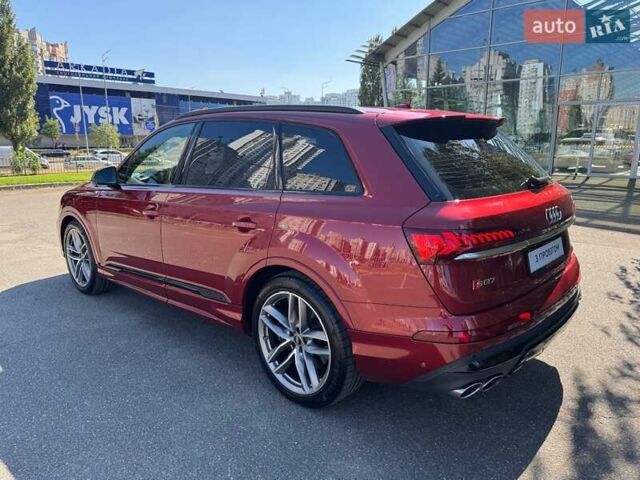 Красный Ауди SQ7, объемом двигателя 4 л и пробегом 73 тыс. км за 85000 $, фото 98 на Automoto.ua