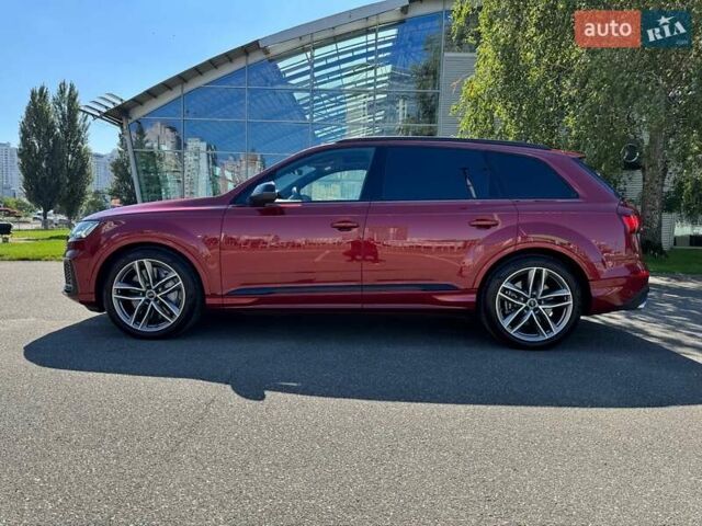 Красный Ауди SQ7, объемом двигателя 4 л и пробегом 73 тыс. км за 85000 $, фото 28 на Automoto.ua