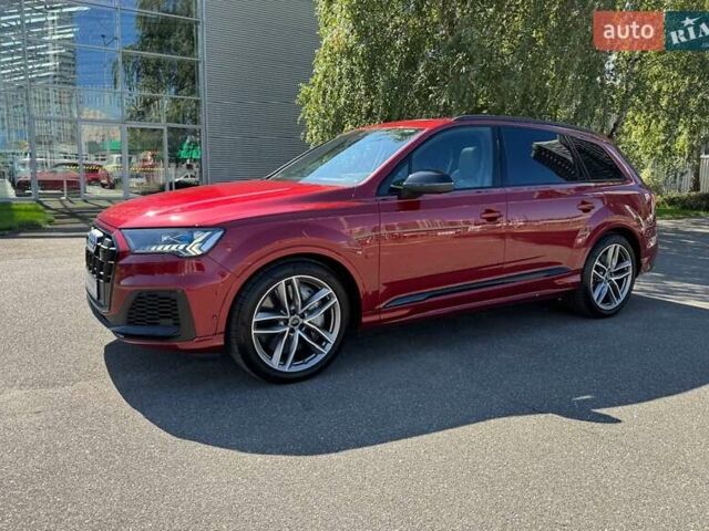 Красный Ауди SQ7, объемом двигателя 4 л и пробегом 73 тыс. км за 85000 $, фото 100 на Automoto.ua