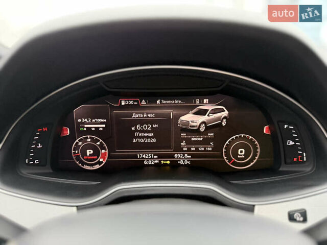 Сірий Ауді SQ7, об'ємом двигуна 4 л та пробігом 170 тис. км за 44900 $, фото 20 на Automoto.ua
