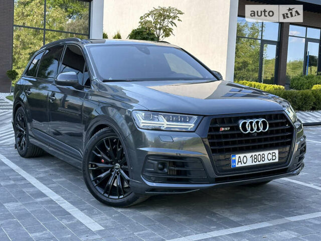 Серый Ауди SQ7, объемом двигателя 4 л и пробегом 140 тыс. км за 68500 $, фото 9 на Automoto.ua