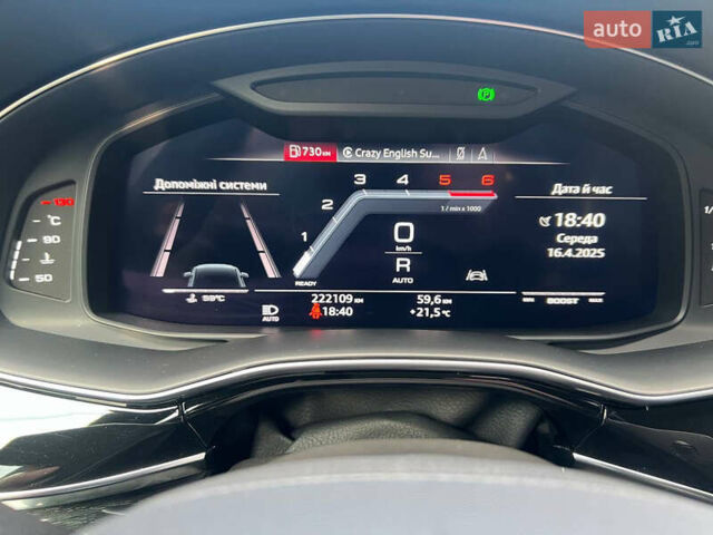 Сірий Ауді SQ7, об'ємом двигуна 3.96 л та пробігом 218 тис. км за 72800 $, фото 41 на Automoto.ua
