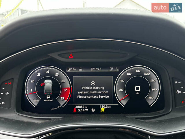 Серый Ауди SQ7, объемом двигателя 4 л и пробегом 78 тыс. км за 42000 $, фото 16 на Automoto.ua
