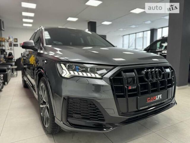 Серый Ауди SQ7, объемом двигателя 4 л и пробегом 74 тыс. км за 85500 $, фото 17 на Automoto.ua