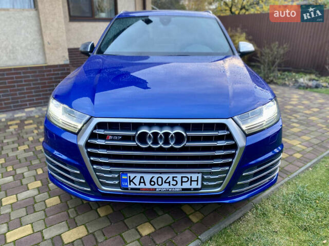 Синий Ауди SQ7, объемом двигателя 3.96 л и пробегом 220 тыс. км за 38000 $, фото 4 на Automoto.ua