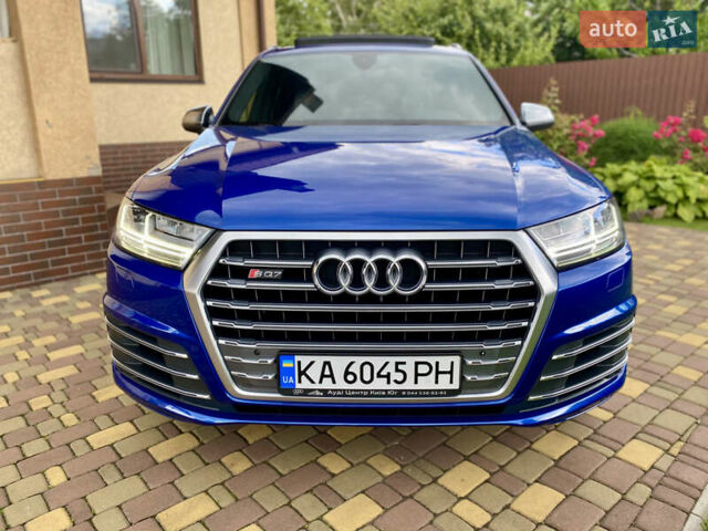 Синій Ауді SQ7, об'ємом двигуна 3.96 л та пробігом 220 тис. км за 38500 $, фото 4 на Automoto.ua