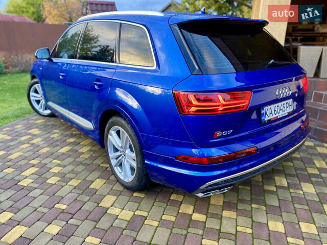 Синий Ауди SQ7, объемом двигателя 3.96 л и пробегом 220 тыс. км за 38000 $, фото 3 на Automoto.ua