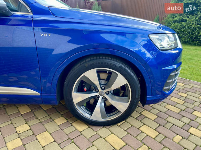 Синій Ауді SQ7, об'ємом двигуна 3.96 л та пробігом 220 тис. км за 38500 $, фото 11 на Automoto.ua