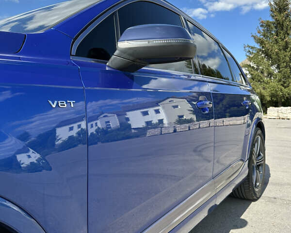 Синий Ауди SQ7, объемом двигателя 3.96 л и пробегом 162 тыс. км за 59999 $, фото 4 на Automoto.ua