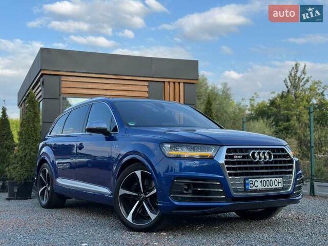Синій Ауді SQ7, об'ємом двигуна 3.96 л та пробігом 190 тис. км за 54990 $, фото 2 на Automoto.ua
