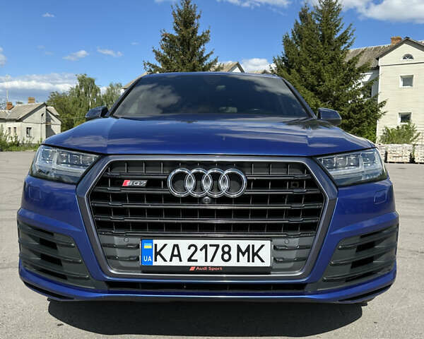 Синий Ауди SQ7, объемом двигателя 3.96 л и пробегом 162 тыс. км за 59999 $, фото 20 на Automoto.ua