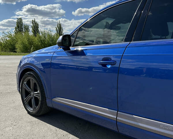 Синий Ауди SQ7, объемом двигателя 3.96 л и пробегом 162 тыс. км за 59999 $, фото 18 на Automoto.ua