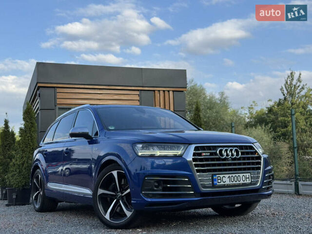 Синій Ауді SQ7, об'ємом двигуна 3.96 л та пробігом 190 тис. км за 54990 $, фото 1 на Automoto.ua