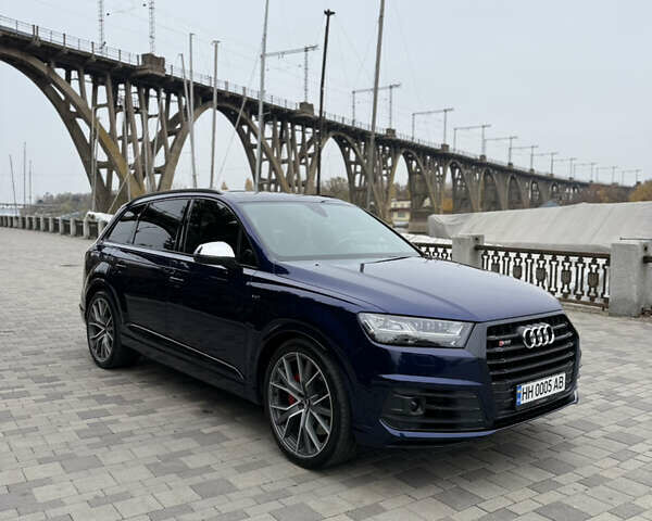 Синий Ауди SQ7, объемом двигателя 3.96 л и пробегом 128 тыс. км за 57900 $, фото 12 на Automoto.ua