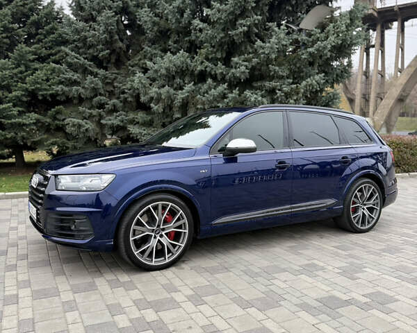 Синий Ауди SQ7, объемом двигателя 3.96 л и пробегом 128 тыс. км за 57900 $, фото 3 на Automoto.ua