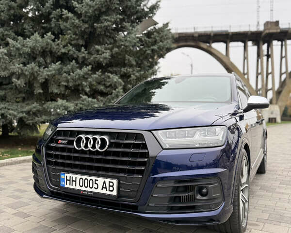 Синий Ауди SQ7, объемом двигателя 3.96 л и пробегом 128 тыс. км за 57900 $, фото 16 на Automoto.ua
