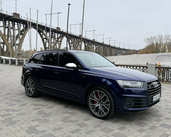 Синий Ауди SQ7, объемом двигателя 3.96 л и пробегом 128 тыс. км за 57900 $, фото 13 на Automoto.ua