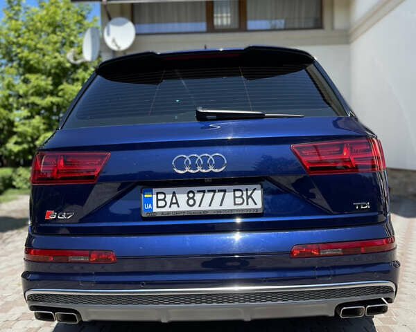 Синій Ауді SQ7, об'ємом двигуна 4 л та пробігом 129 тис. км за 70999 $, фото 2 на Automoto.ua