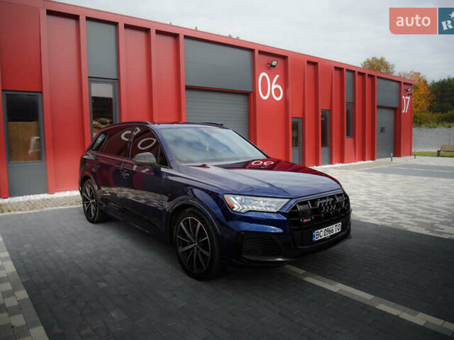 Ауді SQ7 2020 у Львові на Automoto.ua Синій Ауді SQ7, об'ємом двигуна 3.99 л та пробігом 66 тис. км за 72000 $, фото 1 на Automoto.ua