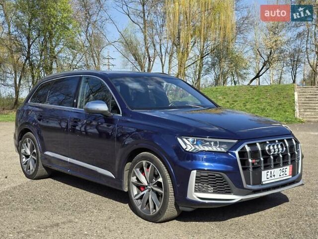 Синий Ауди SQ7, объемом двигателя 4 л и пробегом 182 тыс. км за 68800 $, фото 7 на Automoto.ua
