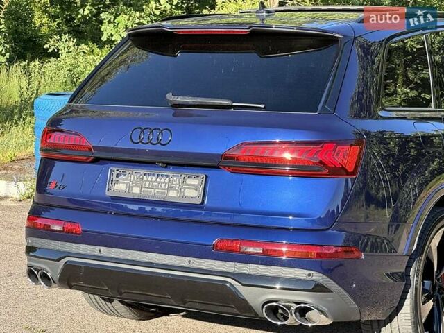 Синий Ауди SQ7, объемом двигателя 4 л и пробегом 136 тыс. км за 77000 $, фото 13 на Automoto.ua