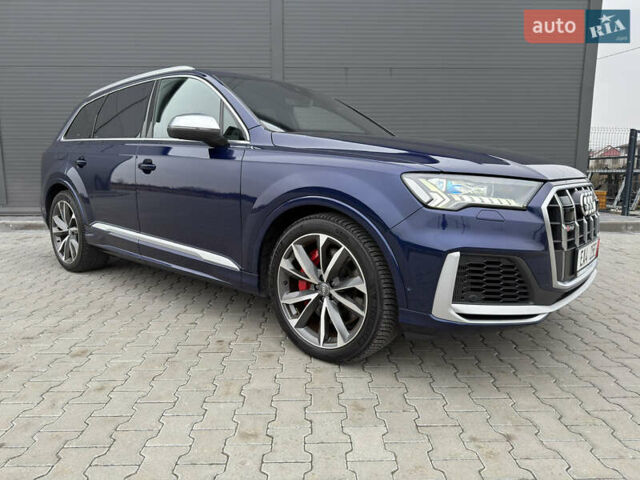 Синий Ауди SQ7, объемом двигателя 4 л и пробегом 185 тыс. км за 74999 $, фото 7 на Automoto.ua